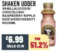 Bestway SHAKEN UDDER Vanillalicious/ chocolush/ raspberry ripple offer