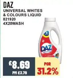 Bestway DAZ Universal whites & colours liquid offer