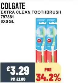 Bestway COLGATE Extra clean toothbrush offer