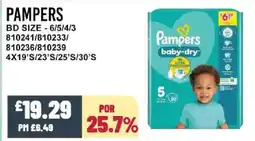 Bestway PAMPERS BD size - 6/5/4/3 offer