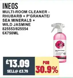 Bestway INEOS Multi-room cleaner - rhubarb + p'granate/ sea minerals + wild jasmine offer