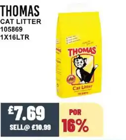 Bestway THOMAS Cat litter offer