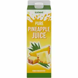 Iceland Iceland Pineapple Juice From Concentrate 1 litre offer