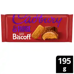 Iceland Cadbury &More Biscoff Chocolate Bar 195 g offer