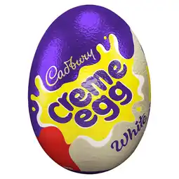 Iceland Cadbury White Chocolate Creme Egg, 40g offer