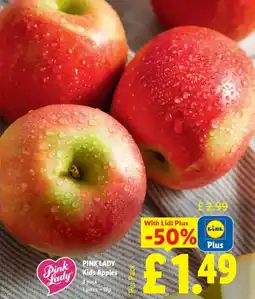 Lidl PINK LADY Kids Apples offer