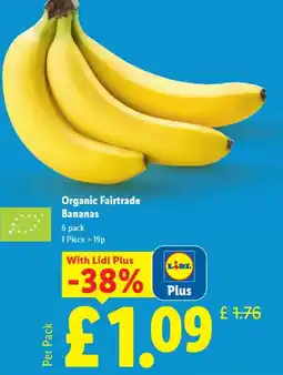Lidl Organic Fairtrade Bananas offer