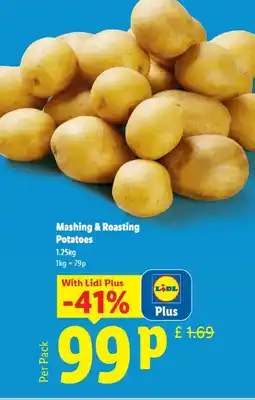 Lidl Mashing & Roasting Potatoes offer