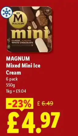 Lidl MAGNUM Mixed Mini Ice Cream offer