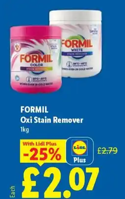 Lidl FORMIL Oxi Stain Remover offer