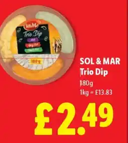 Lidl SOL & MAR Trio Dip offer