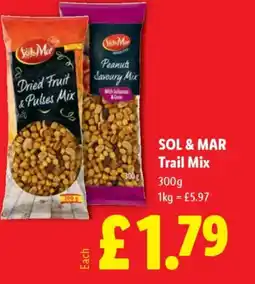 Lidl SOL & MAR Trail Mix offer