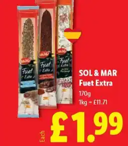 Lidl SOL & MAR Fuet Extra offer