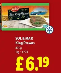 Lidl SOL & MAR King Prawns offer