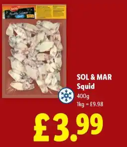 Lidl SOL & MAR Squid offer