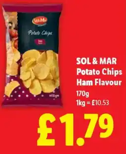 Lidl SOL & MAR Potato Chips Ham Flavour offer