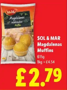 Lidl SOL & MAR Magdalenas Muffins offer