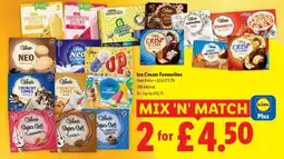 Lidl Ice Cream Favourites offer