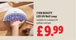 Lidl CIEN BEAUTY LED UV Nail Lamp offer