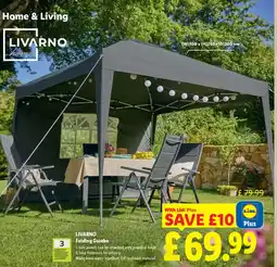 Lidl LIVARNO Folding Gazebo offer