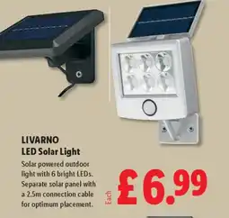 Lidl LIVARNO LED Solar Light offer