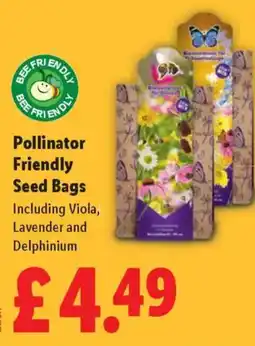 Lidl Pollinator Friendly Seed Bags offer