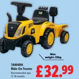 Lidl JAMARA Ride-On Tractor offer
