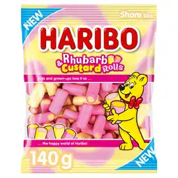 Iceland HARIBO Rhubarb & Custard Rolls 140g offer