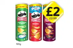 Londis Pringles Sour Cream & Onion, Original, Texas BBQ Sauce offer