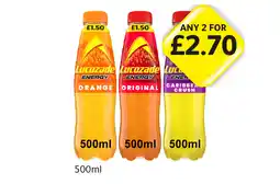 Londis Lucozade Orange, Original, Caribbean Crush offer