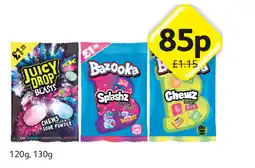 Londis Juicy Drop Blasts, Bazooka Splashz Berry, Sour offer