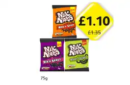 Londis Nik Naks Nice 'N' Spicy, Rib 'N' Saucy, Scampi 'N' Lemon offer