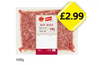 Londis Jack's Beef Mince offer
