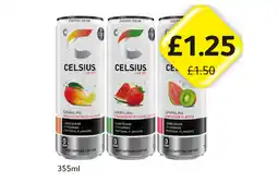 Londis Celsius Sparkling Mango Lemonade, Strawberry, Kiwi Guava offer