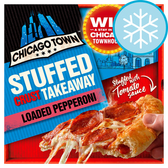 Tesco Chicago Town Large Takeaway Pepperoni Pizza 645G offer