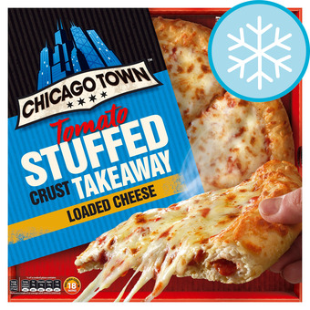 Tesco Chicago Town Large Takeaway Cheese Pizza 630G offer