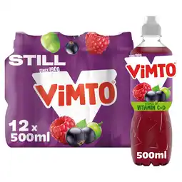 Iceland Vimto Still Mixed Fruit Juice Drink 12 x 500ml offer