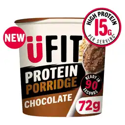 Iceland UFIT Protein Chocolate Porridge Pot 72g offer