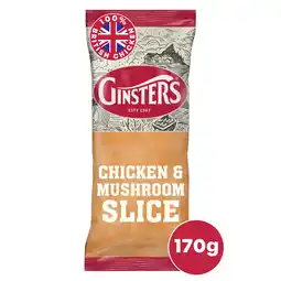 Iceland Ginsters Chicken & Mushroom Slice 170g offer