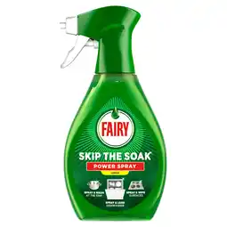 Iceland Fairy Skip The Soak Power Spray Lemon 500ml, Dish & Kitchen Spray, Pre-Treatment offer