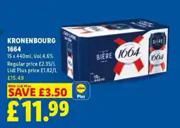 Lidl KRONENBOURG 1664 offer
