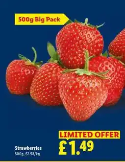 Lidl Strawberries offer