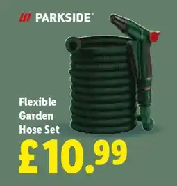 Lidl PARKSIDE Flexible Garden Hose Set offer