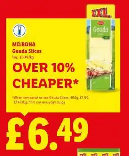 Lidl Milbona Gouda Slices offer