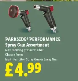 Lidl PARKSIDE PERFORMANCE Spray Gun Assortment offer