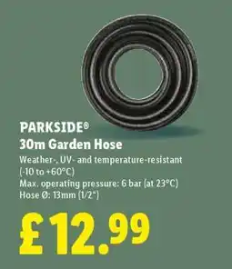 Lidl PARKSIDE 30m Garden Hose offer