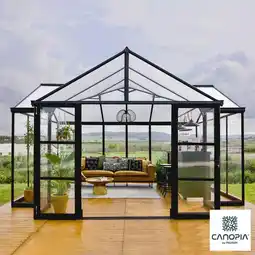 Costco Palram Canopia Triomphe 12ft 5 x 15ft (3.8 x 4.5m) Garden Room Greenhouse offer