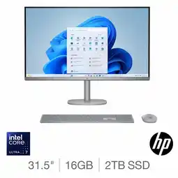 Costco HP OmniStudio X, Intel Core Ultra 7, 16GB RAM, 2TB SSD, 31.5 Inch All in One Desktop PC, 32-c0009na offer