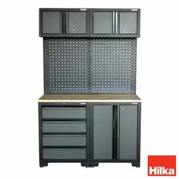 Costco Hilka Professional 24-Gauge Steel 5-Piece Garage Workstation Set offer