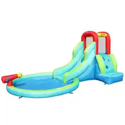 Costco Happy Hop Ultimate Climb, Spray & Bounce Water Slide Pool (3+ Years) offer